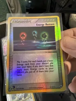 ENERGY RESTORE 81/109 EX Ruby & Sapphire Pokemon WOTC Card T224 - Image 1