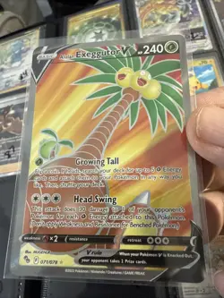 Alolan Exeggutor V 071/078 Full Art Pokemon GO Card Ultra Rare Mint NM T85 - Image 1