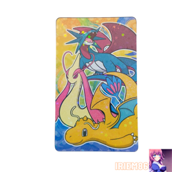 Dragonite Milotic Holo Pokemon Center Card Vintage Nintendo Bandai Japanese 2008 - Image 1