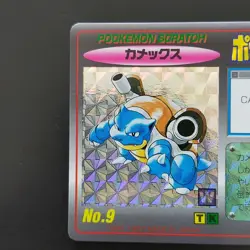 Blastoise No.009 Pokemon Scratch Card Vintage Tomy Nintendo Bandai Japanese 1997 - Image 3