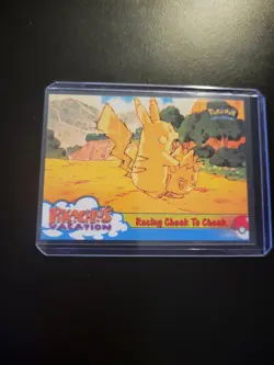 1999 Topps Pikachu's Vacation Racing Cheek to Cheek #48 Non Foil Pokemon Card - Image 3