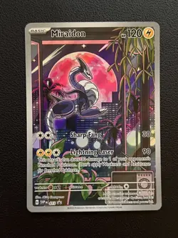 Pokemon TCG Card - Miraidon SVP 013 Black Star Promo Scarlet & Violet ETB Promo - Image 1