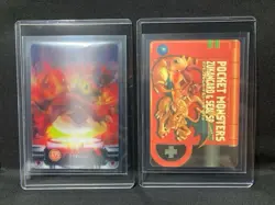 Charizard Pokemon Carddass Zukan Card EVO 3D-lenticular Nintendo Bandai Japanese - Image 2