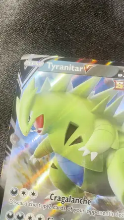 Pokemon Tyranitar v Holo Card Swsh05: Battle Styles 097/163 NM Condition - Image 2