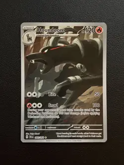 Pokemon TCG Houndoom Illustration Rare Holo Card Shrouded Fable 066/064 - Image 1