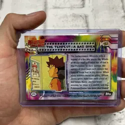 Pokemon Holo Foil #15 THE TEMPEST A BAD OMEN Topps Card Mewtwo Strikes Back NM - Image 3