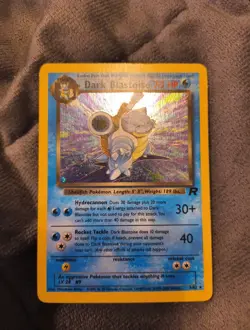 Pokemon TCG Dark Blastoise #3/82 Rare Holo Card Vintage. In perfect condition. - Image 3