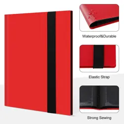 4 Pocket Card Binder for 160 Sleeves - Album for Trading Sports Baseball & Ga... - Image 3