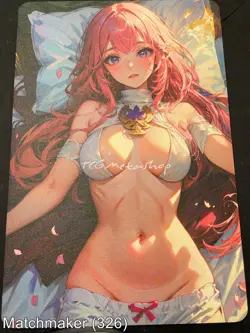 Matchmaker Spicy Waifu NSFW A5 Size Card Board Yae Miko Genshin Impact Sunlight - Image 1