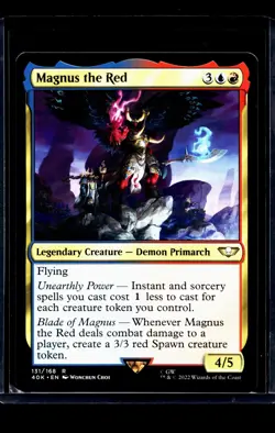 2022 MTG Magic the Gathering 40K Warhammer 40,000 #131 Magnus the Red - Image 1