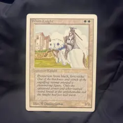 White Knight (Unlimited) LP MTG - Image 1