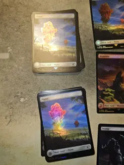 MTG Final Fantasy Basic Lands 3 Complete Sets of 16- FOIL Full Art Land 48 Cards - Image 3