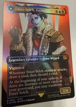 Emet-Selch, Unsundered - FOIL BORDERLESS - Final Fantasy FIN - NM MTG - Image 4