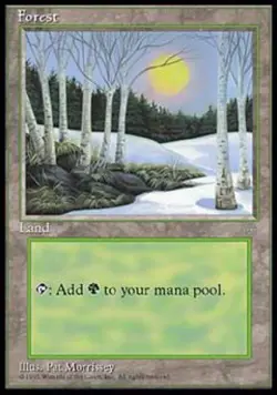 Forest - Light Play MTG Ice Age - Image 1
