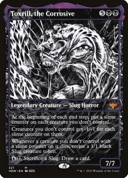 Toxrill, the Corrosive - Showcase VOW NM MTG - Image 1