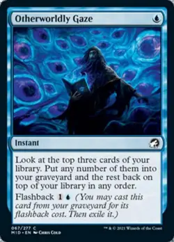 Otherworldly Gaze -Foil Light Play MTG Innistrad: Midnight Hunt - Image 1