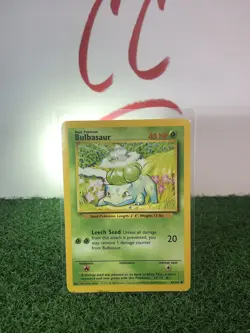 Bulbasaur Near Mint!! Pokemon Card 44/102 Base Set 1999 EXCELLENT Mint !! - Image 1