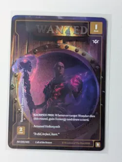 Wonders of the First Wanted Card ALT Formless FOIL A6-220/402 Call of Stones - Image 1