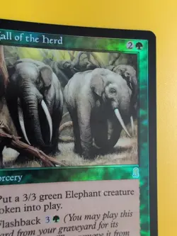 Call of the Herd. Sorcery. MTG Card. Odyssey.Old Border FOIL. - Image 5