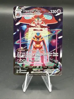 Pokemon TCG Deoxys VMAX GG45/GG70 Ultra Rare Card Crown Zenith Galarian Gallery - Image 1
