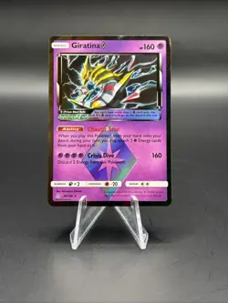 Pokemon SM Ultra Prism Giratina Prism & Gyarados Holo Card 58/156 C - Image 1