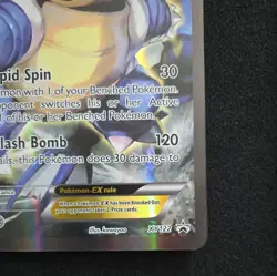 Pokemon TCG - JUMBO Blastoise EX Card Black Star Promo XY122 - Image 3