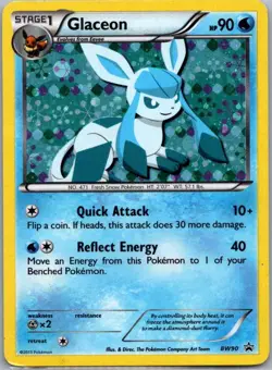 Flareon Glaceon Leafeon Vaporeon Promo Cards Holo BW87 BW88 BW89 BW91 - Image 3