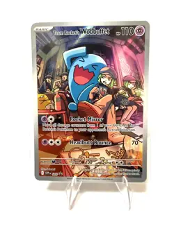 Team Rocket's Wobbuffet 203 Sv: Scarlet & Violet Promo Cards Holo - Image 1