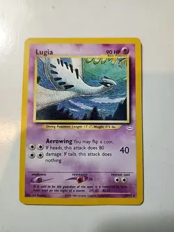 Pokemon Neo Revelation Lugia TCG Card 20/64 Regular Rare - Image 1