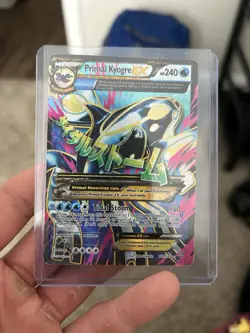 Pokemon Primal Kyogre EX Ultra Rare Full Art Holo 149/160 XY Primal Clash Card - Image 1