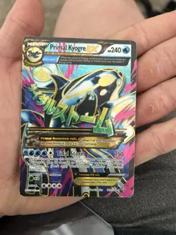 Pokemon Primal Kyogre EX Ultra Rare Full Art Holo 149/160 XY Primal Clash Card - Image 4