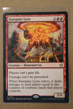 Sunspine Lynx Bloomburrow Regular MTG TCG Near Mint - Image 1