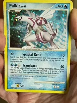 POKEMON PALKIA LV.67 11/130 RARE COSMOS HOLOFOIL DIAMOND & PEARL DM CARD - Image 1