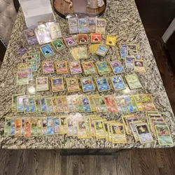 POKEMON Lot of 200+ Cards (See pics, some good ones) - Image 1
