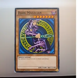 1996 Yu-Gi-Oh! Dark Magician Card YGLD-ENA03 Common 1st Edition - Image 2