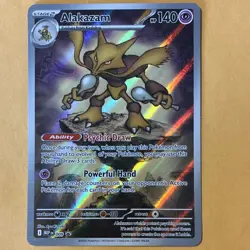 Pokemon Alakazam Me: Mega Evolution Promo Holo Stage 2 140 HP Card 009 - Image 1