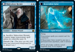 Malevolent Hermit // Benevolent Geist x1 Magic the Gathering 1x Innistrad: Midni - Image 1