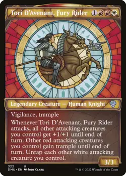 MTG Tori D'Avenant, Fury Rider Showcase ** Dominaria United ** English (NM) - Image 1