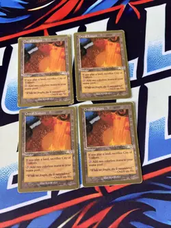 4x City of Traitors Gold Border Playset MTG Magic The Gathering World Champion - Image 1