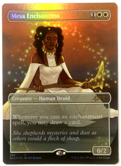 MTG Mesa Enchantress BORDERLESS FOIL Secret Lair Drop Series 282 NM - Image 1