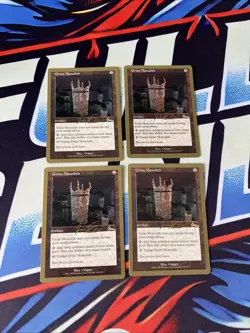 Mtg Grim Monolith Gold Border Magic the Gathering World Championship 4x Playset - Image 1