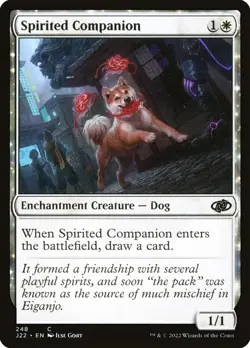 MTG Spirited Companion ** Jumpstart 2022 ** English (NM) - Image 1