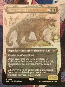 MTG Bloomburrow - Ygra, Eater Of All - Borderless FOIL NM - Image 1