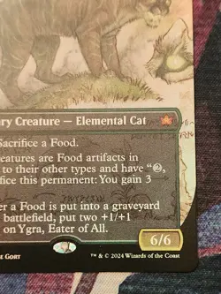 MTG Bloomburrow - Ygra, Eater Of All - Borderless FOIL NM - Image 4