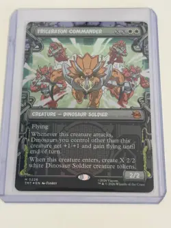 FOIL TRICERATON COMMANDER (SHOWCASE) (226) Teenage Mutant Ninja Turtles TMNT MTG - Image 1