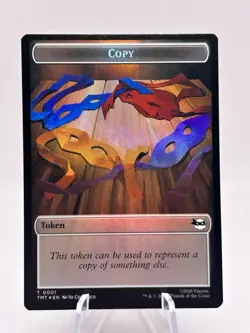 Dinosaur Soldier 0002 / Copy 0001 Foil Token Ninja Turtles TMT MTG NM - Image 2