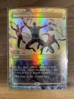 MTG Multiversal Passage #206 Foil Borderless Marvel's Spider-Man Extended Rare - Image 1