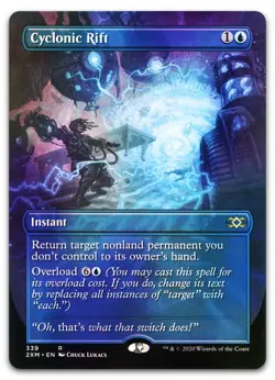 Cyclonic Rift (Borderless) #339 (Foil) (NM) Double Masters 2XM Magic MTG - Image 1