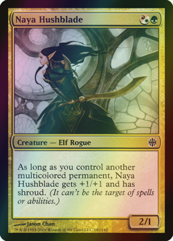 MTG Naya Hushblade Foil ** Alara Reborn ** English (NM) - Image 1