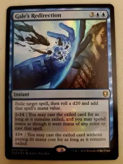 1x Gale's Redirection FOIL CLB Battle for Baldur's Gate Magic the Gathering NM - Image 1